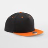 Cap - mod. B610c:Black, 100% cotton, Orange, One Size
